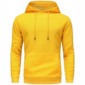 Sudadera con capucha amarilla mostaza para hombre, suave algodón, estilo urbano, sudadera con capucha para invierno, precio mayorista barato - Product Image 6