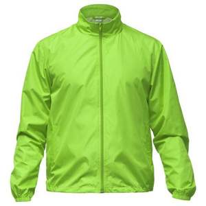 Veste de pluie sport pour hommes légère personnalisée coupe-vent à col montant en toile pour l'extérieur Streetwear imperméable - Product Image 2