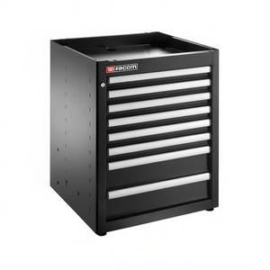 Gabinete de Herramientas Facom de Base Simple con 8 Cajones, Color Negro - Product Image 2