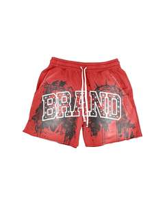 Ropa de calle alta para hombre, pantalones cortos de algodón Vintage, nueva moda, estampado personalizado, pantalla 3D, pantalones cortos transpirables lavados con ácido para invierno - Product Image 3