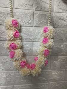 Francia Varmala con de flor para Francia boda mala, Milni y entrada Mala, Varmala novia y novio, decoración de ceremonia Barat - Product Image 5