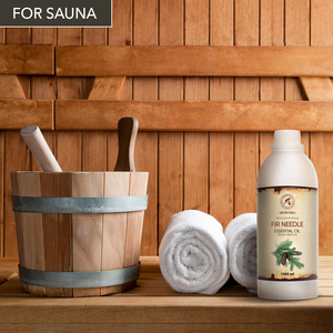Aromatika Huile Essentielle de Feuille de Sapin 100% Pure 1000ml Distillée à la Vapeur Naturelle Séchée Aromathérapie Parfum d'Ambiance Sauna Boisé - Product Image 5