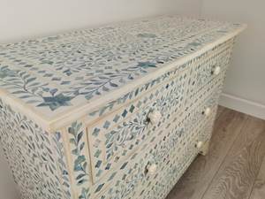 Best Quality Modern Style Camel Bone Inlay Chest Drawer Elegant Home Decor Furniture with New Style Bone Inlay Design - Product Image 3