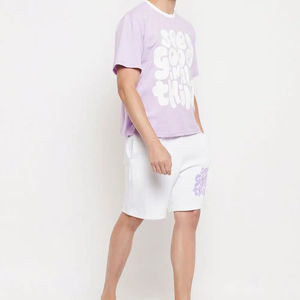 Chándal deportivo de verano de manga corta para hombre, conjuntos cortos, camiseta, pantalones cortos, conjuntos gemelos con estampado personalizado para hombre - Product Image 5