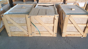 Vein Cut Travertine Filled Sandblasted Brushed <b>Stone</b> Paving Tiles 20x20cm Outdoor Durable Garden Driveway Pavers Made in Turkiye - Product Image 6