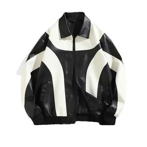 Meilleur design 2024 veste en cuir pour hommes en cuir de vachette véritable fabriqué par des professionnels vente en gros de haute qualité poids léger - Product Image 1