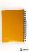 Carnet à spirale épais personnalisé en usine, impression personnalisée en gros, carnets quotidiens en carton ondulé imprimé