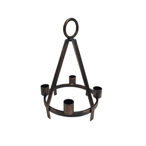 Unique Style Iron Metal Advent <b>Candle</b> Holder <b>Red</b> Finished for Home & Christmas Party Lighting Decoration Wholesale Bulk - Product Image 2