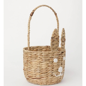 Decorative Kids <b>Baskets</b> <b>for</b> Easter Water Hyacinth Bunny Storage <b>Basket</b> Nursery Room Kid Toy Storage <b>Basket</b> Made in Vietnam - Product Image 4