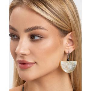 Pendiente de cuerno de búfalo de alta calidad para mujer, joyería de moda con estilo animal, directo del exportador del fabricante de la India - Product Image 3