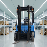 Chariot élévateur électrique WOMI CPD15 1,5 tonne avec rayonnages de stockage, batterie plomb-acide, déplaceur latéral hydraulique - Chariot de manutention personnalisable pour la logistique
