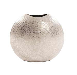 Set Of 2 Customized Size And Shape Vase Unique Design Aluminum <b>Hammered</b> Flower Vase For Home And Garden Flower Vase - Product Image 3