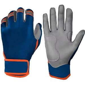 Best Quality Custom Logo Baseball <b>Batting</b> Gloves Breathable Cabretta Leather Softball <b>Batting</b> Gloves Durable Sports - Product Image 1