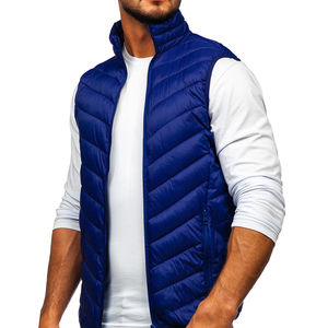 Gilet matelassé pour homme 100% de haute qualité Veste coupe-vent d'hiver pour homme Vêtements d'extérieur Vêtement décontracté sans manches Gilet matelassé pour homme - Product Image 3