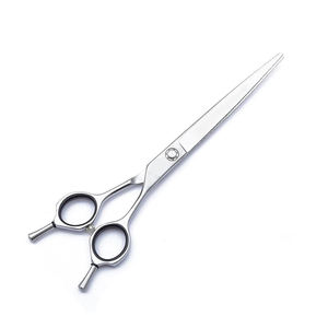 Tijera de aseo para mascotas de pelo ruso, tijera de aseo para corte de pelo de gato de acero inoxidable alemán de 7 "con reposapiés Doble - Product Image 2