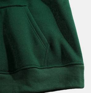 Meilleure qualité pull à capuche pour hommes 100% coton à séchage rapide motif solide léger haut-hiver grande taille - Product Image 5