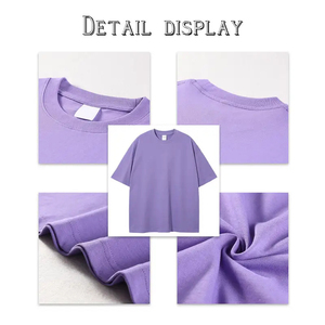 Camisetas ligeras de cuello redondo para hombre del fabricante 100% algodón cómodas para todas las estaciones MOQ bajo para startups - Product Image 4