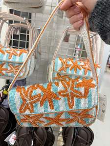 Crafted Embroidery Casual Bag with Strap <b>Belt</b> - Product Image 2