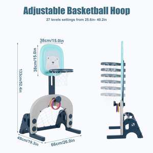 <span class=keywords><strong>Panier</strong></span> de <span class=keywords><strong>basket</strong></span> ABST et jeu de football Jeux de sport d'intérieur avec pompe à balles en filet Ensemble de <span class=keywords><strong>panier</strong></span> portable - Product Image 4