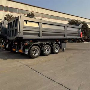 Semirremolque Volquete Trasero Hidráulico de Acero de 60 Metros Cúbicos, Usado, de Fácil Operación, 1 Año de Garantía, para Trabajo Pesado Agrícola - Product Image 3