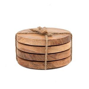Posavasos de Madera Ecológico, Soporte para Tazas Resistente al Calor, Superficie de Comedor, Artesanía, Estilo de Vida, Utilidad - Product Image 3