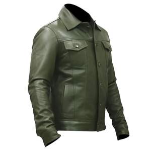 Chaquetas de Motocicleta de Cuero Personalizadas al por Mayor, Impermeables, Transpirables, Ligeras, con Múltiples Bolsillos, Resistentes al Fuego y al Viento - Product Image 4