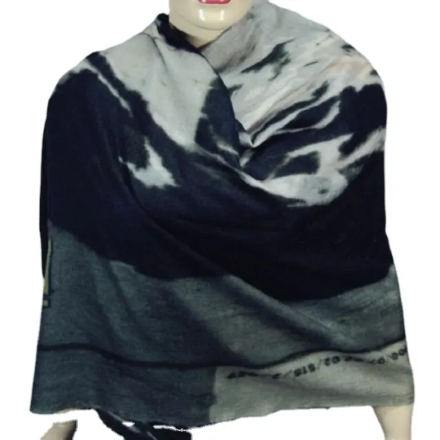 卸売100% カシミア冬スカーフカスタマイズデジタル印刷ショールインドカスタム製品デザイン女性ショール