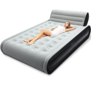 Tự động có thể gập lại Inflatable ngủ đổ xô giường airbed với xây dựng trong máy bơm cho cắm trại ngoài trời du lịch Inflatable giường không khí nệm - Product Image 3