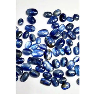 123 pièces Cabochon de cyanite naturelle 10mm-25mm coussin Rectangle ovale haut bleu Iroc ventes Kyanite pierres précieuses calibrées en vrac - Product Image 2