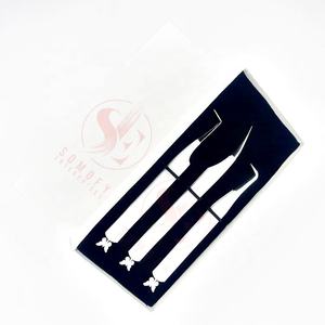 Pince à épiler papillon professionnelle en acier inoxydable de qualité supérieure, personnalisable, conception durable, prise en main parfaite, pointe lisse pour cils - Product Image 4