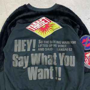 Sweat-shirt à capuche pour homme, coupe classique, haute qualité, 100% coton, broderie de style français, logo personnalisé, hiver, écologique, vintage - Product Image 3