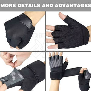 Guantes de Entrenamiento de Gimnasio de Nivel Premium, Adecuados para Entrenamientos de Fitness, Entrenamiento de Fuerza y Ejercicio - Product Image 4
