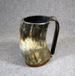 Chope en corne de viking personnalisée avec pierre d'agate pour offrir en cadeau, produits naturels et biologiques - Product Image 4