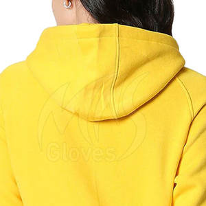 Sudadera con capucha con logotipo personalizado de talla grande para mujer con cordón cómodo transpirable esencial de invierno con cuello con capucha - Product Image 5
