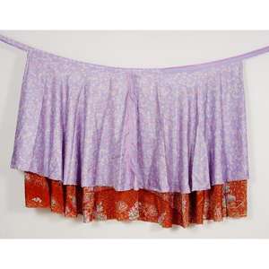 Wholesale Handmade Double-Layer <b>Long</b> Straight <b>Skirt</b> Vintage Style Sexy Reversible Wrap Lightweight Breathable <b>Silk</b> Satin Casual - Product Image 5