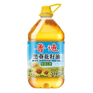 Lu Di Wholesale pure cooking oil sunflower 5 litres large barrel edible oil sunflower oil refined