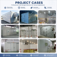 Chambre Froide Modulaire Personnalisée Moins de 200 m² à Panneaux Sandwich PU/PIR Type Split pour Stockage Alimentaire Commercial et Usage Industriel