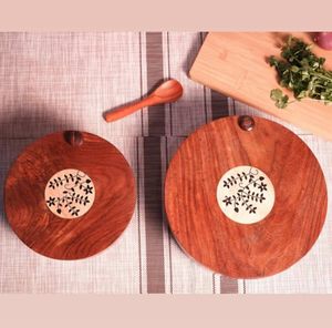 Boîte de Masala en bois rustique faite à la main Organisateur d'épices économique Passe au lave-vaisselle Taille/couleur/Logo personnalisable pour la maison - Product Image 3