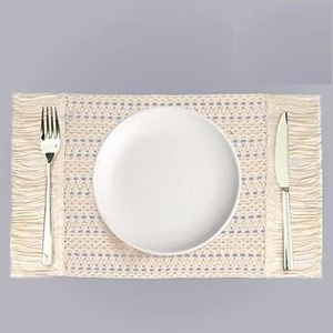 Manteles individuales de macramé de alta calidad, diseño elegante, acabado Natural de primera clase, Color atractivo, uso doméstico, decoración de mesa de Hotel, decoración única - Product Image 6