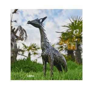 Meilleure vente Sculpture d'éléphant de jardin violet Sculpture d'éléphant en métal de haute qualité pour décor de patio de parc de cour de jardin - Product Image 3