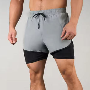 Shorts de sport pour hommes, vêtements de performance active, conçus pour l'entraînement, le fitness et les activités sportives, avec tissu respirant - Product Image 3