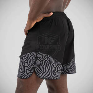 Shorts MMA pour hommes, dernière conception, logo personnalisé, vente en gros, shorts MMA légers pour hommes - Product Image 4