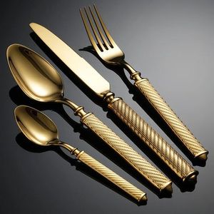 Juego de cubiertos de metal resistente y duradero adecuado para restaurantes, hoteles, eventos de catering, reuniones familiares, cenas diarias - Product Image 1