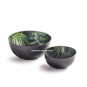 Bol à chocolat en métal avec support Forme ronde Designer Sweet Bowl Classique Élégant Nouveau bol à chocolat en métal - Product Image 4