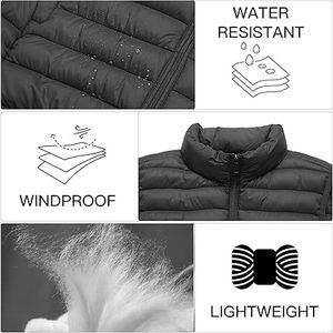 Venta Directa de Fábrica, Chaleco Acolchado Personalizado de Alta Calidad, Transpirable, con Cierre Completo, para Hombre, Ropa de Abrigo Informal de Invierno - Product Image 5