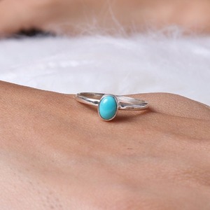 Anillo Clásico de Plata de Ley 925 para Mujer, Joyería de Plata de Ley 925 con Piedra de Ágata, Anillo de Moda Hecho a Mano con Rodio, Regalo de Boda para Mamá - Product Image 2