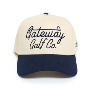 Gorra de Béisbol Deportiva de 5 Paneles con Logotipo Bordado Personalizado BSCI, Ajustable, de Algodón Beige, para Viajes a la Playa, OEM - Product Image 3