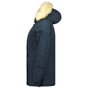 Parkas de Invierno para Mujer de Alta Calidad, Chaquetas Transpirables de Color Sólido, Cálidas, con Capucha, Casuales, con Cremallera, Forro de Lana, con OEM - Product Image 4