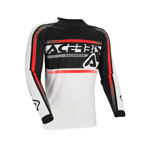 Traje de Carreras Acerbis MX Linear Lugo Sportswear, Jersey Transpirable, Impermeable y Cortavientos para Motocross con Técnica de Impresión Moto - Product Image 1