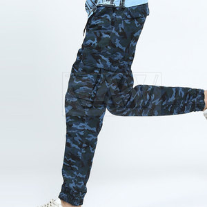 Pantalones de talla grande para hombre, pantalones para uso en exteriores para hombre, ropa de entrenamiento, pantalones de algodón 100% para hombre - Product Image 6